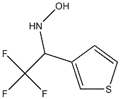 N-[2,2,2-Trifluoro-1-(3-thienyl)ethyl]hydroxylamine Structure