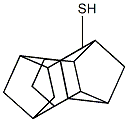 ドデカヒドロ-4,9:5,8-ジメタノ-1H-ベンゾ[f]インデン-6-メタンチオール 化学構造式