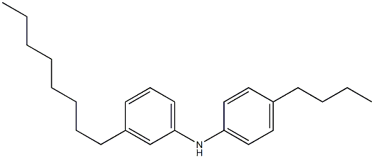 4-Butyl-N-(3-octylphenyl)aniline Structure