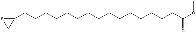 17,18-Epithiostearic acid methyl ester Structure