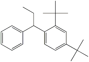 1-(2,4-Di-tert-butylphenyl)-1-phenylpropane Structure