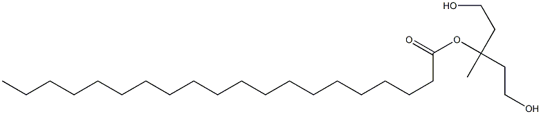 Icosanoic acid 3-hydroxy-1-(2-hydroxyethyl)-1-methylpropyl ester Structure