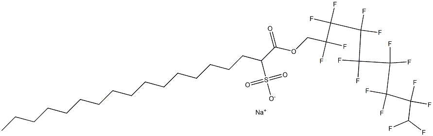 1-(2,2,3,3,4,4,5,5,6,6,7,7,8,8,9,9-Hexadecafluorononyloxycarbonyl)heptadecane-1-sulfonic acid sodium salt|