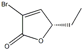 (S)-3-Bromo-5-ethyl-2(5H)-furanone Struktur