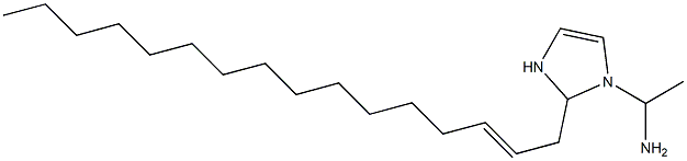 1-(1-Aminoethyl)-2-(2-hexadecenyl)-4-imidazoline Structure