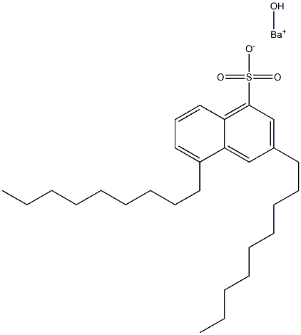 3,5-Dinonyl-1-naphthalenesulfonic acid hydroxybarium salt,,结构式