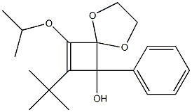  8-Isopropyloxy-7-tert-butyl-6-phenyl-1,4-dioxaspiro[4.3]oct-7-en-6-ol