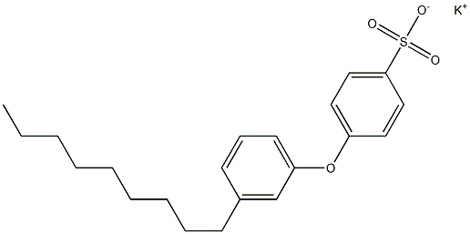 4-(3-Nonylphenoxy)benzenesulfonic acid potassium salt Structure