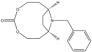 (1R,9S)-12-Benzyl-4,6-dioxa-12-azabicyclo[7.2.1]dodecan-5-one Struktur