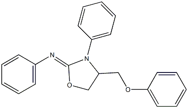 4-(Phenoxymethyl)-N,3-diphenyloxazolidin-2-imine