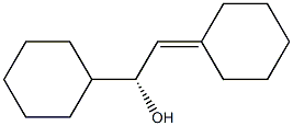 (R)-1-Cyclohexyl-2-cyclohexylideneethanol Structure
