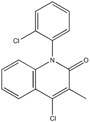 1-(2-Chlorophenyl)-3-methyl-4-chloro-2(1H)-quinolone