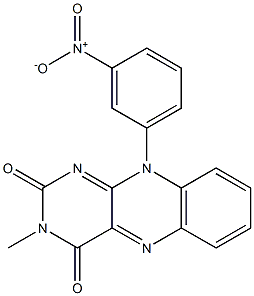  3-Methyl-10-(3-nitrophenyl)pyrimido[4,5-b]quinoxaline-2,4(3H,10H)-dione