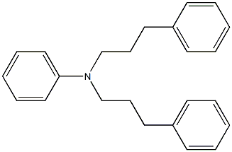 N,N-Bis(3-phenylpropyl)aniline Struktur