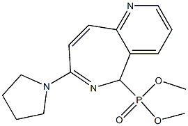 [7-(Pyrrolidin-1-yl)-5H-pyrido[3,2-c]azepin-5-yl]phosphonic acid dimethyl ester