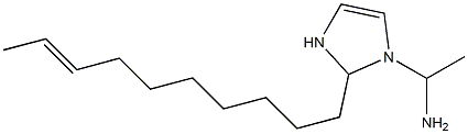 1-(1-Aminoethyl)-2-(8-decenyl)-4-imidazoline Structure