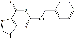 5-ベンジルアミノイミダゾ[4,5-d][1,3]チアジン-7(3H)-チオン 化学構造式