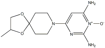 8-[(2,6-Diaminopyrimidine-1-oxide)-4-yl]-2-methyl-1,4-dioxa-8-azaspiro[4.5]decane Structure