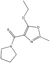 5-Ethoxy-2-methyl-4-[(1-pyrrolidinyl)thiocarbonyl]oxazole|