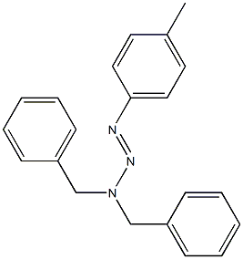 1-(4-Methylphenyl)-3,3-dibenzyltriazene Struktur