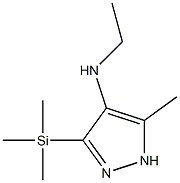 5-Methyl-4-(ethylamino)-3-(trimethylsilyl)-1H-pyrazole