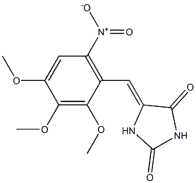 5-[2,3,4-Trimethoxy-6-nitrobenzylidene]imidazolidine-2,4-dione