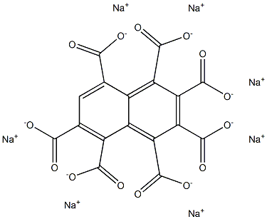 1,2,3,4,5,6,8-Naphthaleneheptacarboxylic acid heptasodium salt Structure