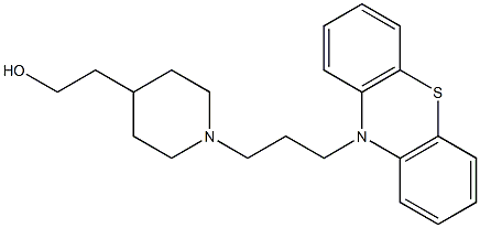 1-[3-(10H-Phenothiazin-10-yl)propyl]-4-piperidineethanol Struktur