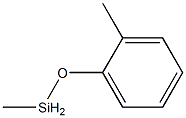 Methyl(2-methylphenoxy)silane 结构式