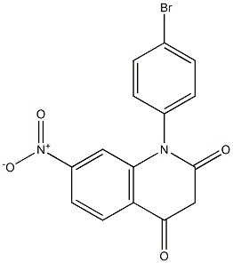 1-(4-Bromophenyl)-7-nitroquinoline-2,4(1H,3H)-dione Structure