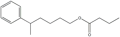  Butanoic acid 5-phenylhexyl ester