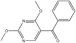 2,4-Dimethoxy-5-benzoylpyrimidine,,结构式