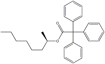  (-)-Triphenylacetic acid (R)-1-methylheptyl ester