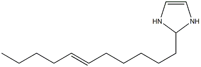 2-(6-ウンデセニル)-4-イミダゾリン 化学構造式