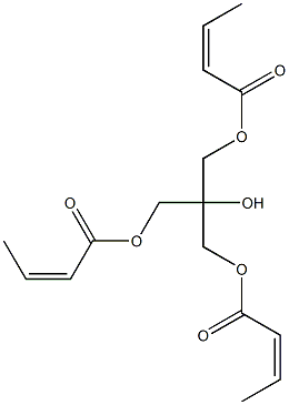Bisisocrotonic acid 2-(isocrotonoyloxymethyl)-2-hydroxypropane-1,3-diyl ester