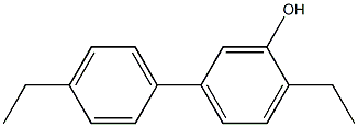 5-(4-Ethylphenyl)-2-ethylphenol,,结构式