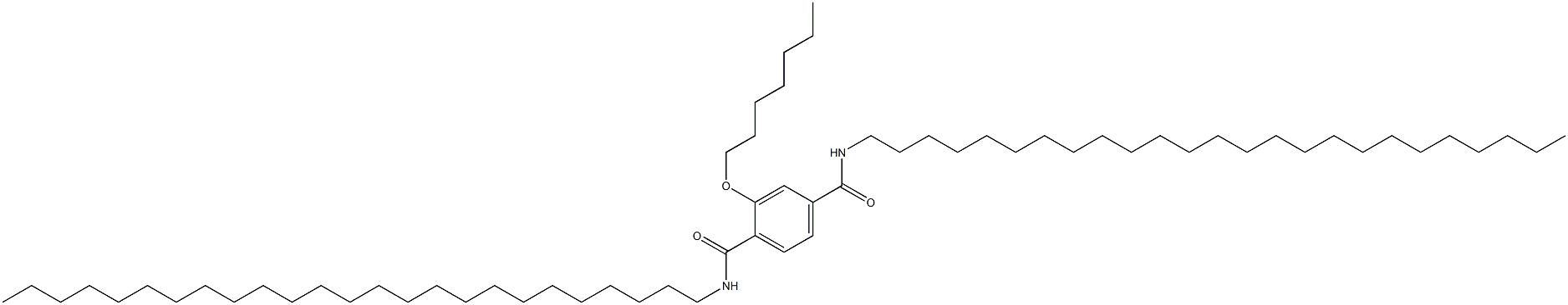 2-(Heptyloxy)-N,N'-dipentacosylterephthalamide,,结构式
