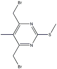 5-Methyl-4,6-bis(bromomethyl)-2-(methylthio)pyrimidine