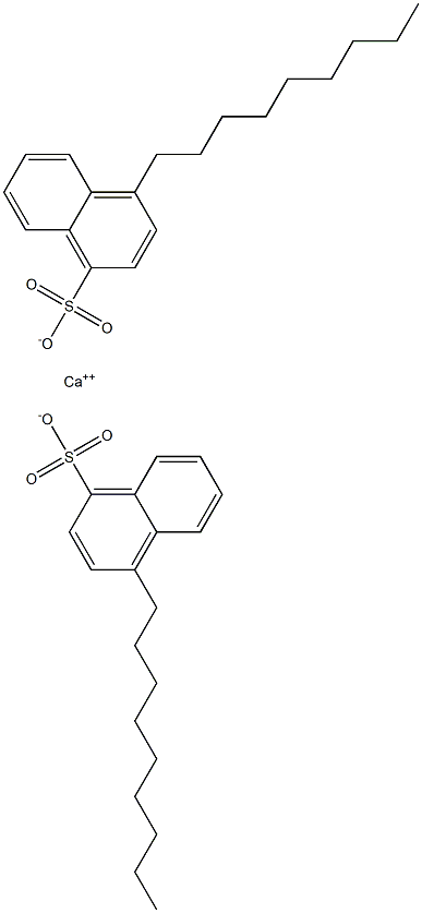 Bis(4-nonyl-1-naphthalenesulfonic acid)calcium salt Structure