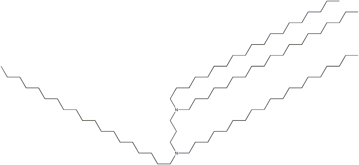 N,N,N',N'-Tetranonadecyl-1,3-propanediamine 结构式