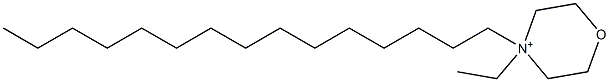 4-Ethyl-4-pentadecylmorpholinium,,结构式