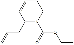 1,2,5,6-Tetrahydro-2-(2-propenyl)pyridine-1-carboxylic acid ethyl ester Structure