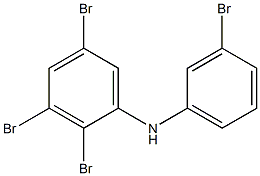 2,3,5-Tribromophenyl 3-bromophenylamine Structure