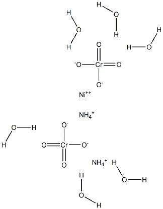 Nickel ammonium chromate hexahydrate,,结构式
