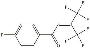  1-(p-Fluorophenyl)-4,4,4-trifluoro-3-trifluoromethyl-2-buten-1-one