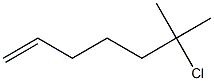 2-クロロ-2-メチル-6-ヘプテン 化学構造式