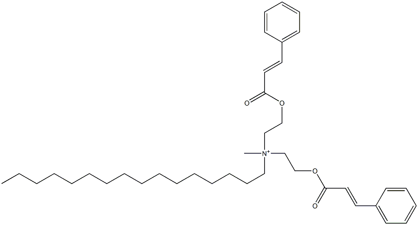 Bis[2-(cinnamoyloxy)ethyl](methyl)hexadecylaminium