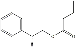 酪酸[(R)-2-フェニル-2-メチルエチル] 化学構造式
