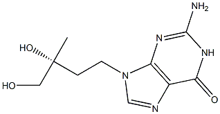 2-Amino-9-[(3R)-3,4-dihydroxy-3-methylbutyl]-1,9-dihydro-6H-purin-6-one|