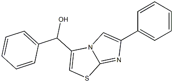 6-Phenyl-3-[phenyl(hydroxy)methyl]imidazo[2,1-b]thiazole Structure